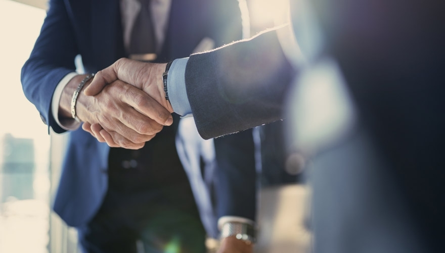 shaking hands