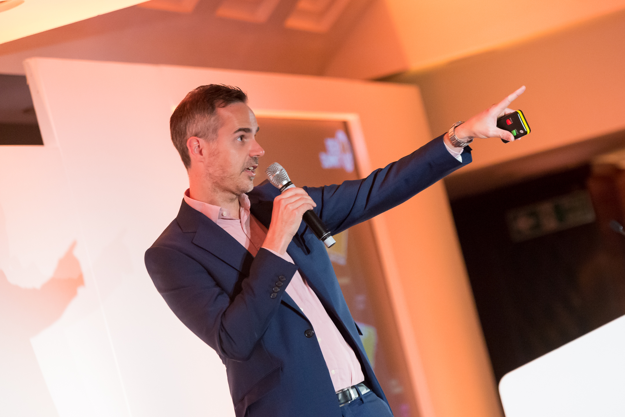 Joel Harrison, B2B Marketing's editor-in-chief, kicks of the day