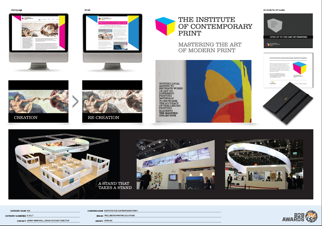 ‘Institute of Contemporary Print’ for Trelleborg Printing Solutions by Stein IAS