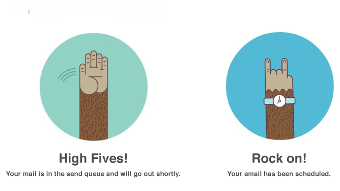 3 examples of MailChimp’s brilliant tone of voice