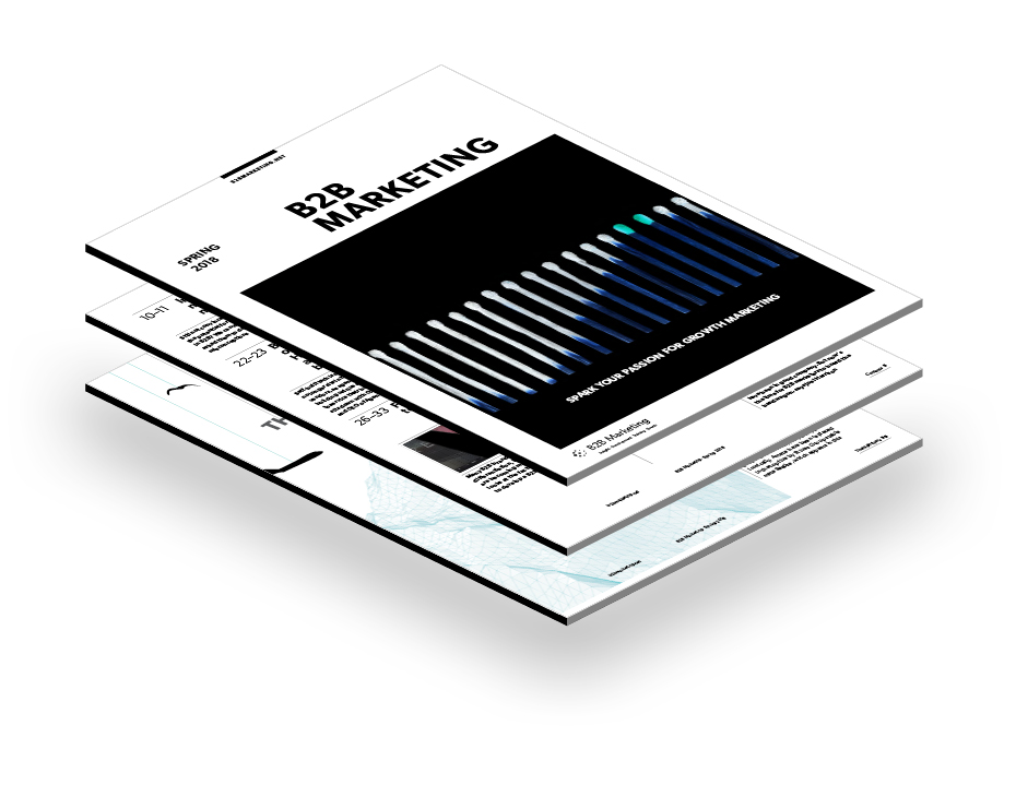B2B Marketing Spring 2018 B2B Marketing Spring 2018