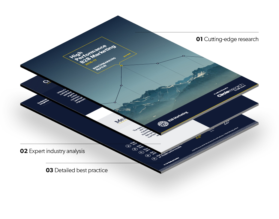 high performance b2b marketing benchmarking report