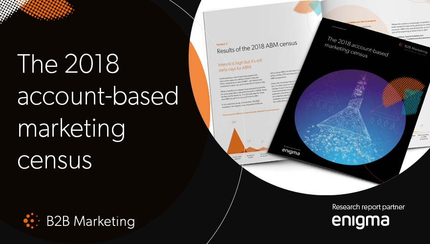 86% of marketers struggle to secure data for ABM programmes image