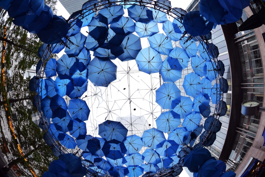 O2 keeps Canary Wharf dry