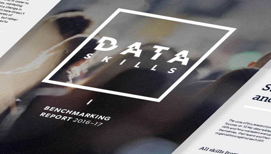 B2B Marketing's Data Skills Benchmarking Report Infographic