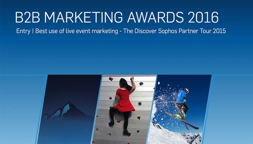 Awards case study: Sophos doubles pipeline through live event marketing and customer engagement image