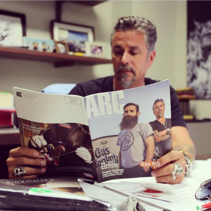 How Lincoln Electric is proving that print is not dead Gas Monkey Richard Rawlings image