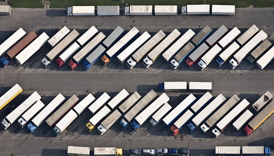 Trucks parking image