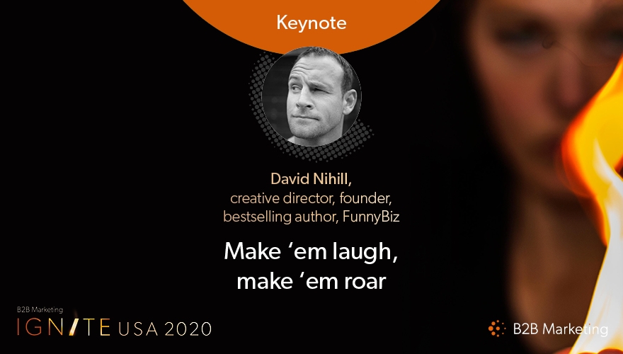 gnite USA 2020 Keynote session: Driving results with humor in B2B