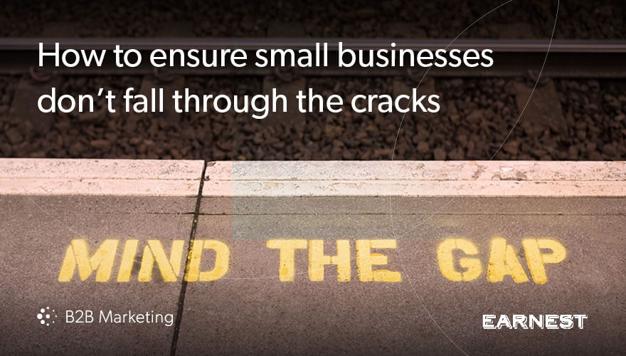 Ensuring small businesses don’t fall through the cracks in your marketing and sales image