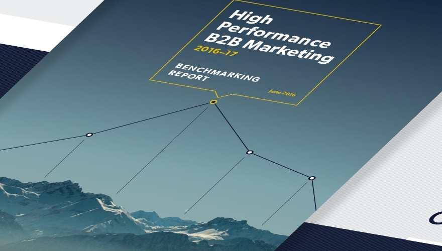 B2B marketing high performance marketing report image