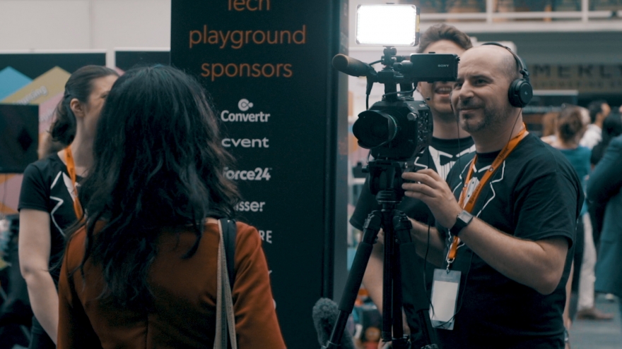 White Collar Videos filming at Ignite 2017