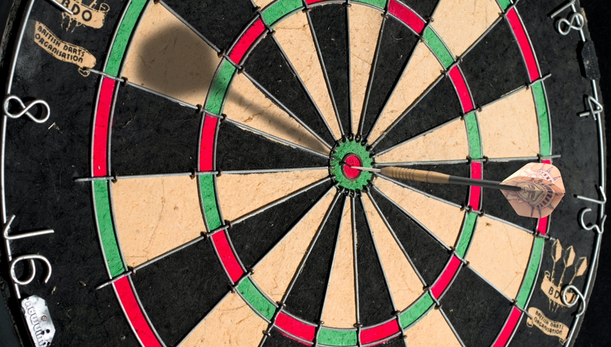 hitting the target