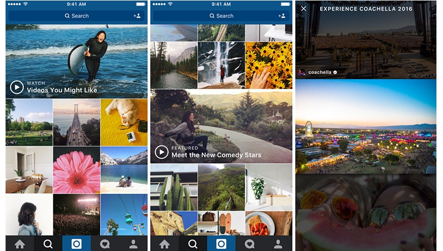 Instagram introduces ‘featured’ video channel image
