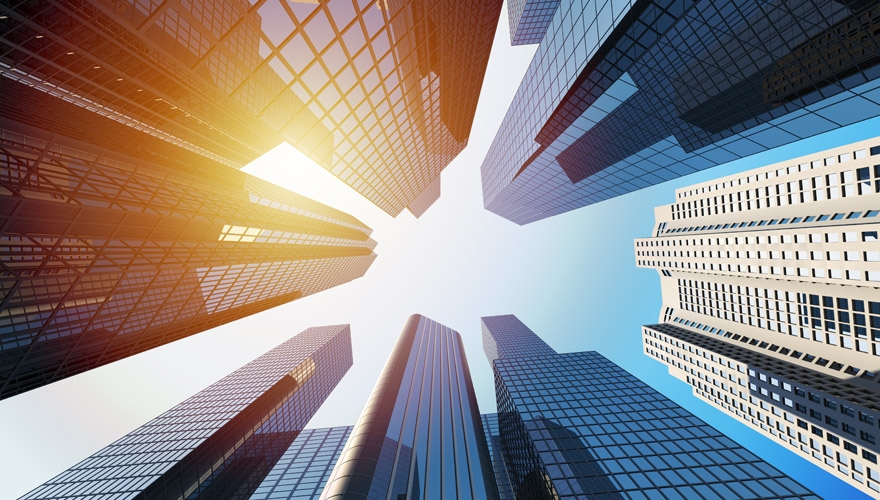 corporate buildings