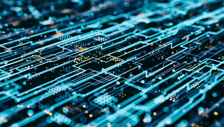 abstract image of data
