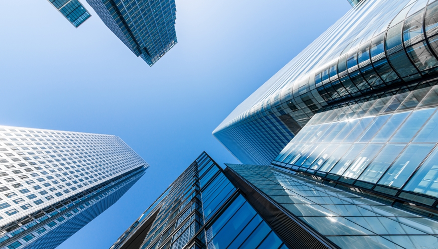 buildings in Canary Wharf