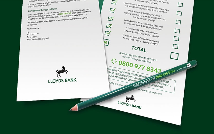 Awards case study: How Lloyds Banking Group used direct mail to convert 707 SME prospects into customers image