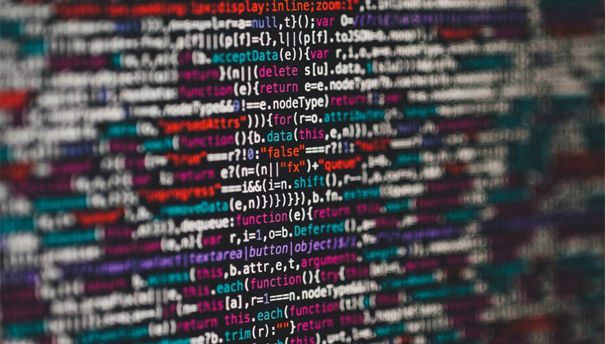 Image of code on a screen