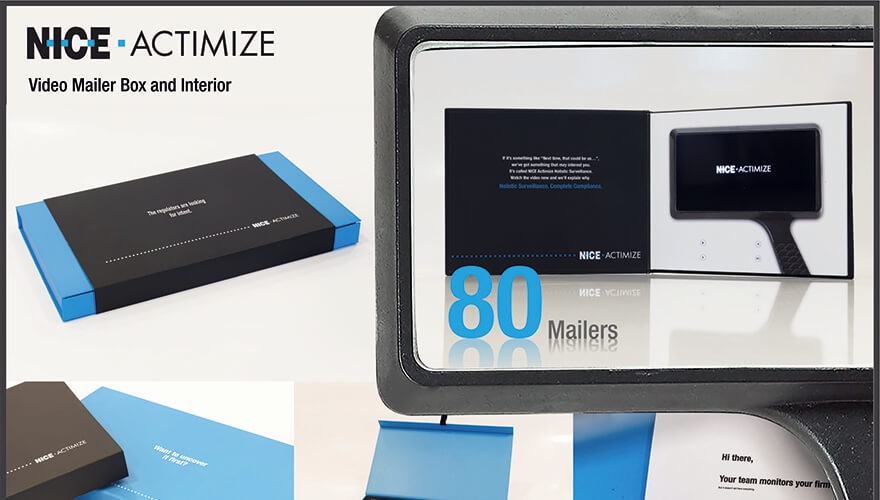 NICE Actimize direct mail campaign image