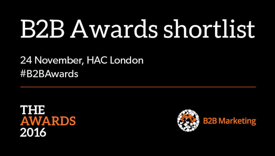 Oracle, Fujitsu and Momentum ABM top B2B Awards 2016 shortlist image