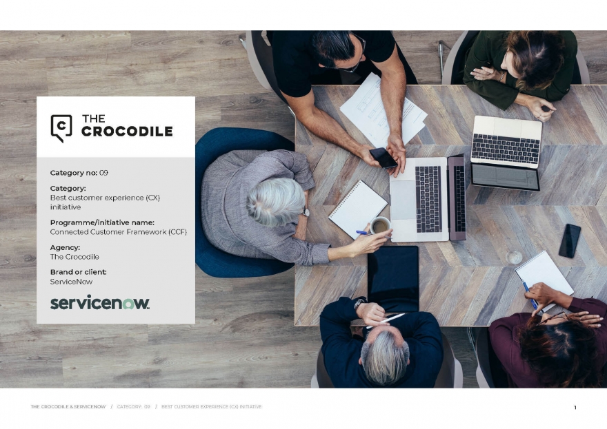 The Crocodile and ServiceNow win 'Best customer experience (CX) initiative'