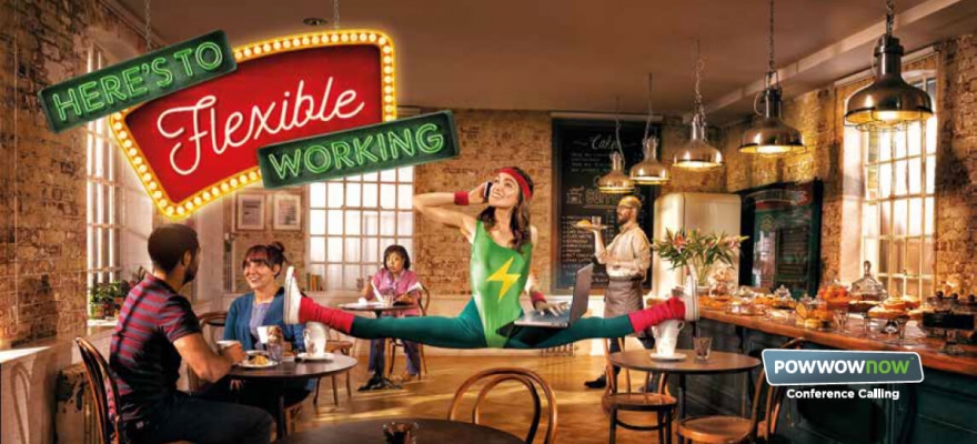 Powwownow flexible working campaign image