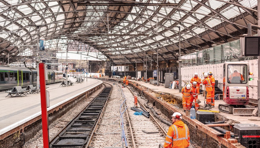 Working on the rail image