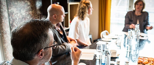 Photo of roundtable: Real-time marketing in B2B