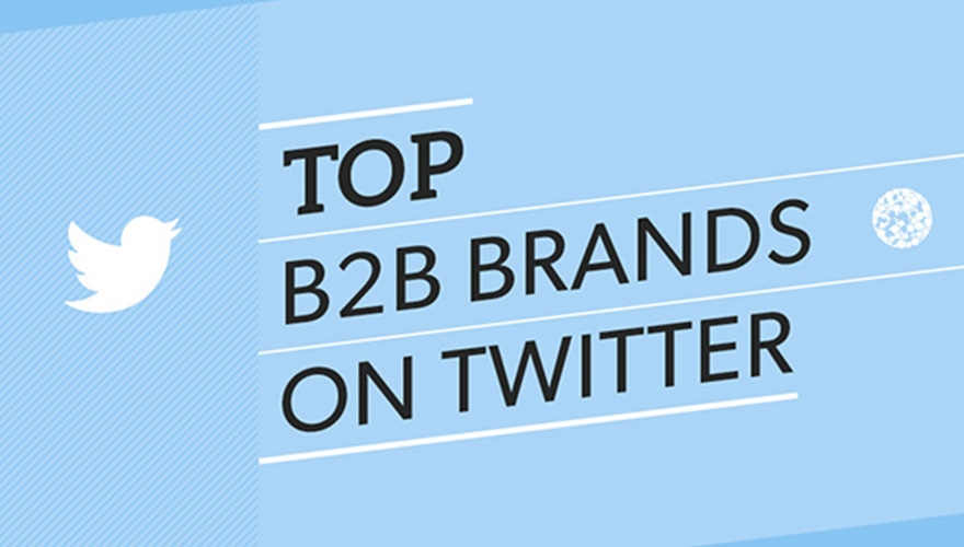 Top Six B2B brands on Twitter Image