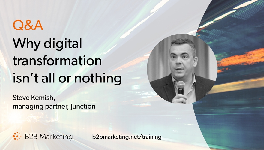 Why digital transformation doesn’t have to be all or nothing