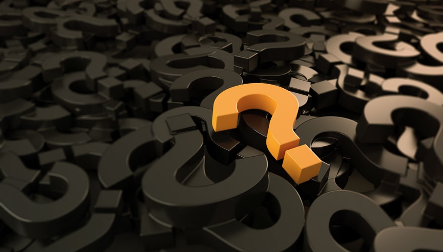 Yellow question mark image