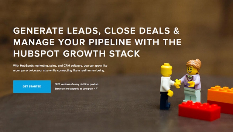 5 excellent examples of website UX from B2B brands Hubspot image