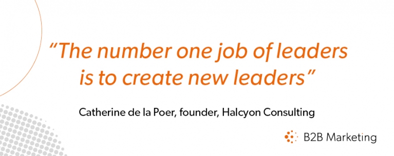 The number one job of leaders is to create new leaders The number one job of leaders is to create new leaders