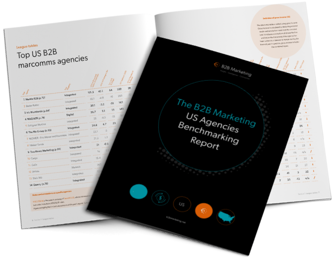 B2B Marketing US Agencies Benchmarking Report 2022 B2B Marketing US Agencies Benchmarking Report 2022
