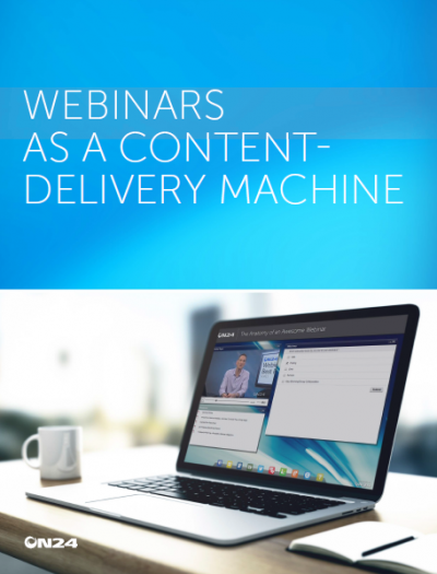 Webinars as a content delivery machine
