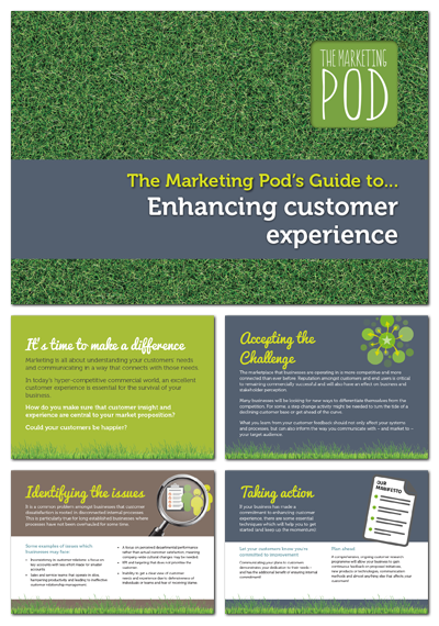 Pod's guide to customer experience