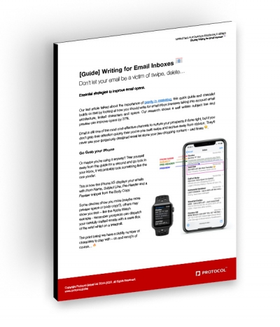 a guide to writing for email inboxes