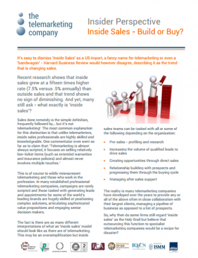 Inside sales